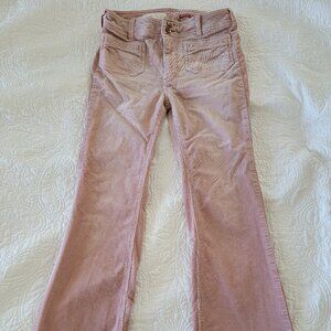 Anthropologie Pilcro Pink corduroy pants 27